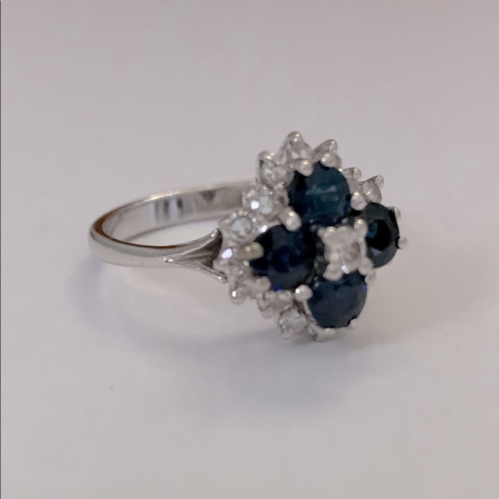 Diamond and Sapphire Ring